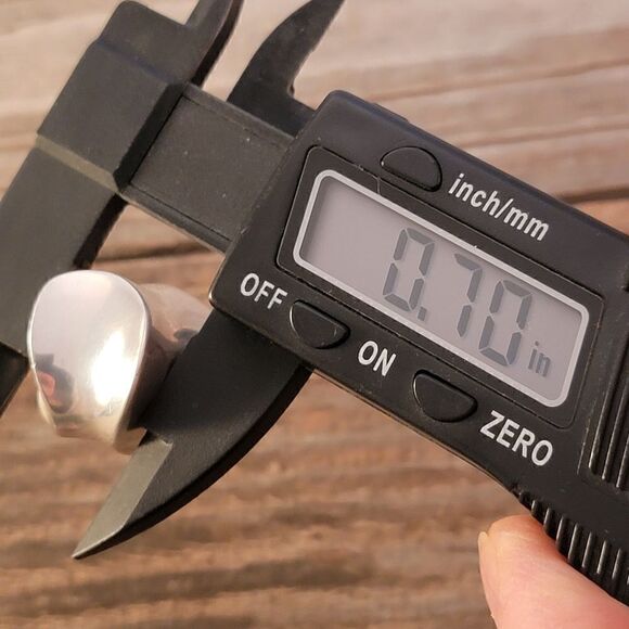 Sterling Contemporary Sculptural Waves Statement Ring - Picture 12 of 13